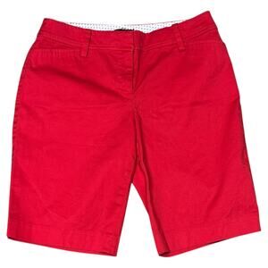 Talbots Perfect Shorts 9.5" Red 2 Petite